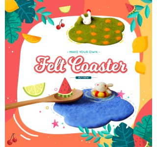 DIY Felt Coaster