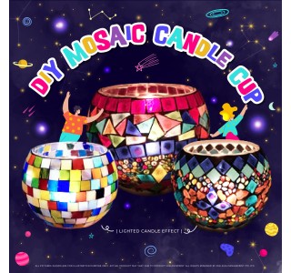 DIY Mosaic Candle Cup